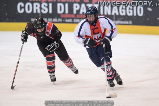 2013-12-14 Diavoli Sesto-Hockey Milano Rossoblu U14 0416 Alessandro Toppan